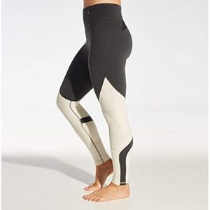 Limited Edition Onyx Heather Velvet Pieced Legging
